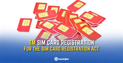 STEP BY STEP GUIDE: TM SIM Card Registration for .